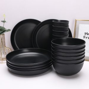 Eco-Friendly Wheat Straw Dinnerware Set