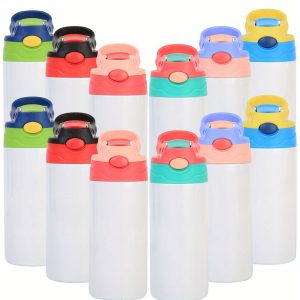 12 F 30pcs 12 oz blank sublimated straight stainless steel insulated spring cup