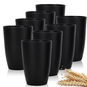 8pcs, 12oz Wheat Straw Cups